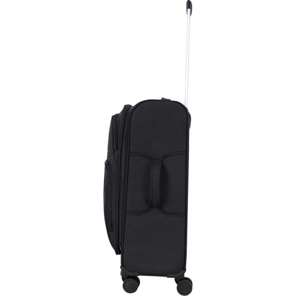 Валіза чорна 63 л середня 4 колеса -
                                                        Фото 2