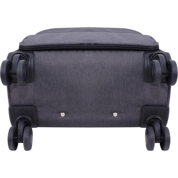 Валіза сіра 36 л унісекс ручна поклажа 4 колеса -
                                                        Фото 5