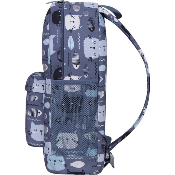 Рюкзак молодежный 17 л серый котики 332949 -
                                                        Фото 4