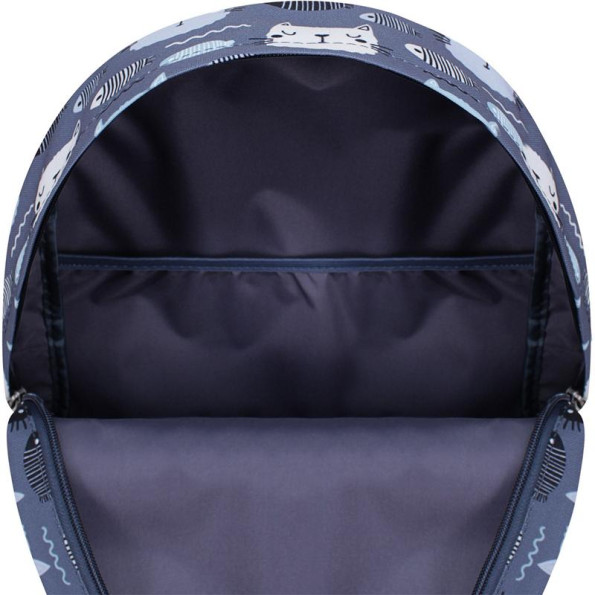 Рюкзак молодежный 17 л серый котики 332949 -
                                                        Фото 5