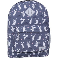 Рюкзак молодежный 17 л синий зайки 332951