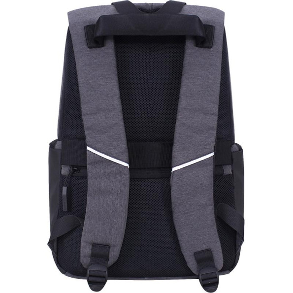 Рюкзак для ноутбука серый 17 л с ортопедической спинкой 14