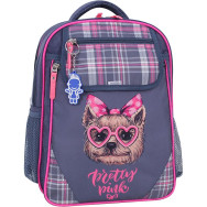 Рюкзак школьный Отличник серый 20 л унисекс с ортопедической спинкой сублимация йорк