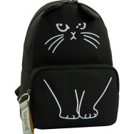 Рюкзак детский черный 13 л Кот