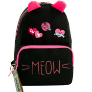 Рюкзак детский черный 13 л MEOW