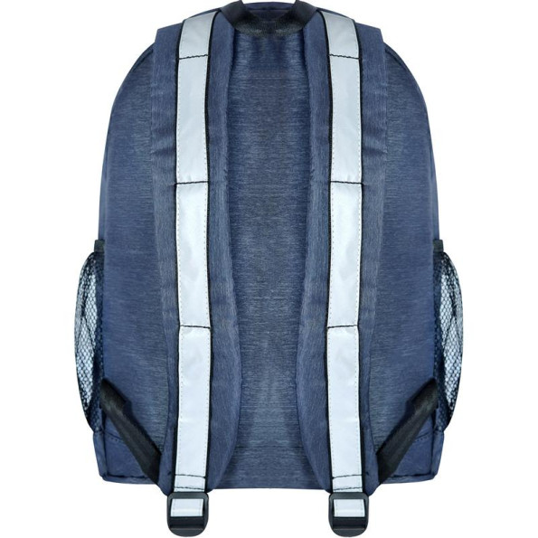 Рюкзак молодежный меланж джинс 17 л унисекс -
                                                        Фото 4