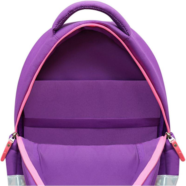 Рюкзак школьный фиолетовый на 21 л унисекс с ортопедической спинкой -
                                                        Фото 5