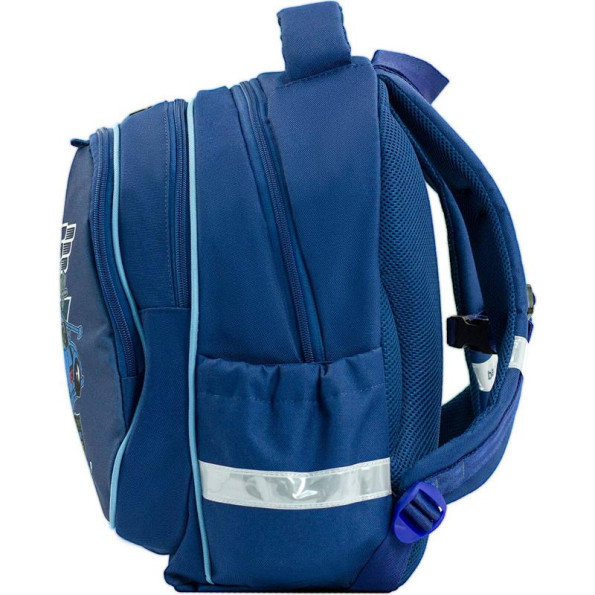 Рюкзак школьный 21 л унисекс с ортопедической спинкой синий -
                                                        Фото 2