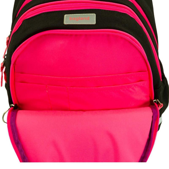 Рюкзак шкільний чорний 21 л унісекс з ортопедичною спинкою -
                                                        Фото 3