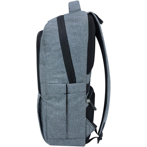 Рюкзак для ноутбука серый 22 л с ортопедической спинкой -
                                                        Фото 2