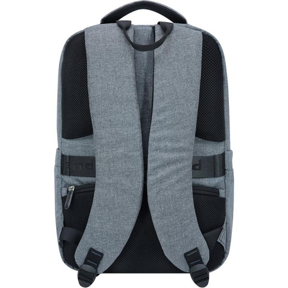 Рюкзак для ноутбука серый 22 л с ортопедической спинкой -
                                                        Фото 3