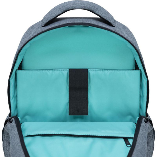 Рюкзак для ноутбука серый 22 л с ортопедической спинкой -
                                                        Фото 5