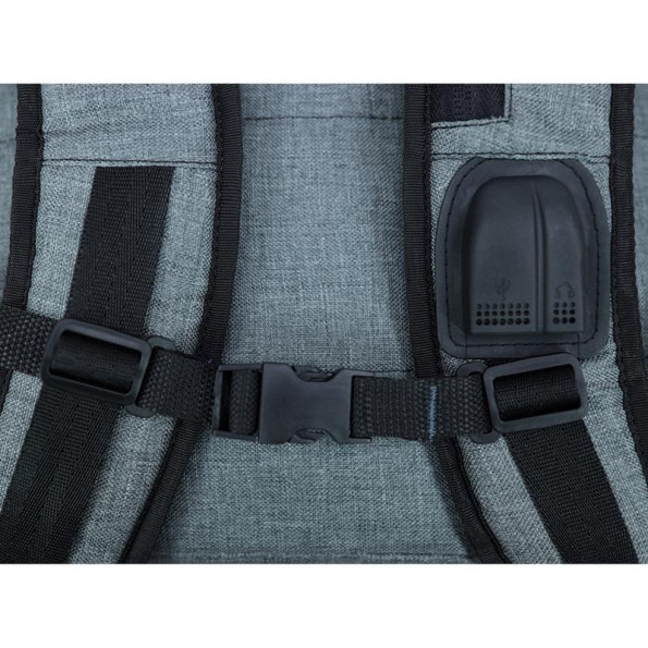 Рюкзак для ноутбука серый 18 л 15