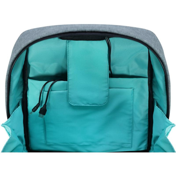 Рюкзак для ноутбука серый 18 л 15