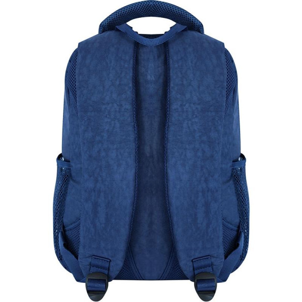 Рюкзак школьный синий 18 л унисекс с ортопедической спинкой -
                                                        Фото 3