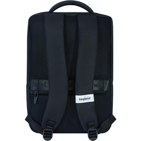 Рюкзак для ноутбука черный 17 л унисекс с ортопедической спинкой 14