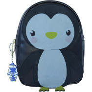 Рюкзак детский черный 4 л сублимация Пингвинчик