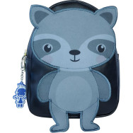 Рюкзак детский черный 4 л сублимация Енотик