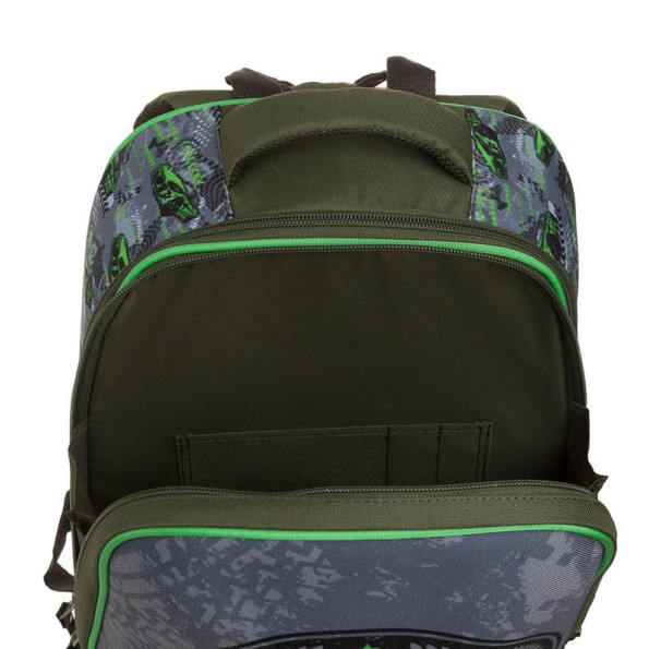 Рюкзак школьный хаки 17 л с ортопедической спинкой -
                                                        Фото 4