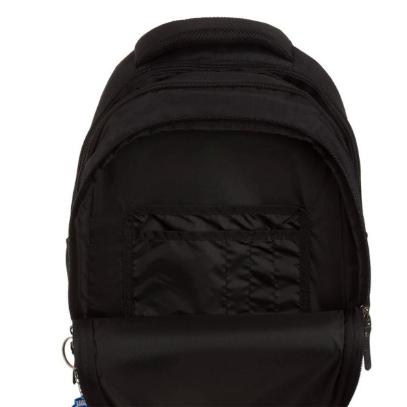 Рюкзак школьный Clever черный 18 л с ортопедической спинкой -
                                                        Фото 4