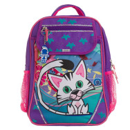 Рюкзак школьный Отличник фиолетовый 20 л с ортопедической спинкой