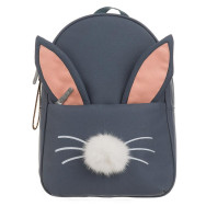 Рюкзак детский серый 10 л Зайка