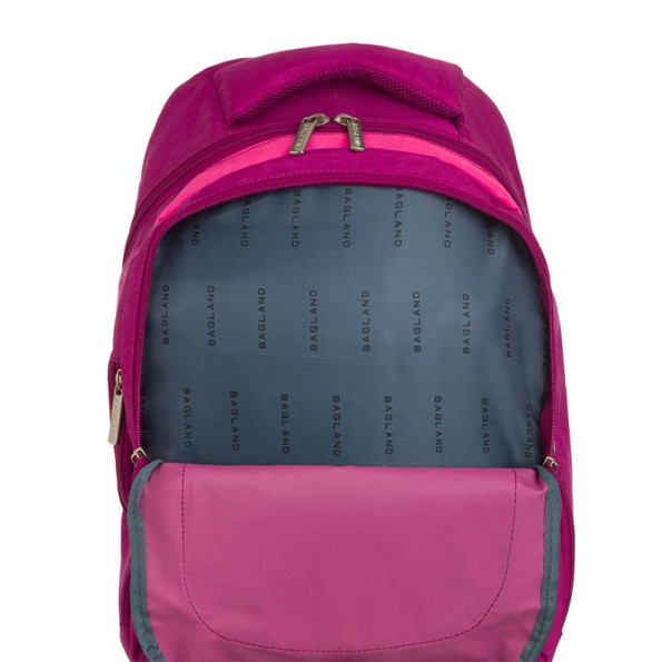 Рюкзак универсальный малиновый 29 л с ортопедической спинкой -
                                                        Фото 2