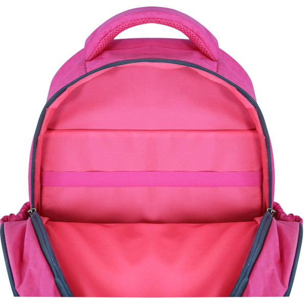 Рюкзак школьный розовый 21 л с ортопедической спинкой -
                                                        Фото 5