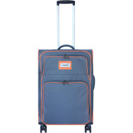 Валіза сіра 63 л унісекс середня 4 колеса