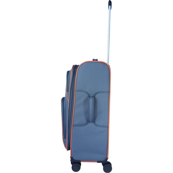 Валіза сіра 63 л унісекс середня 4 колеса -
                                                        Фото 2