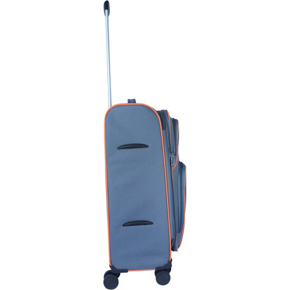 Валіза сіра 63 л унісекс середня 4 колеса -
                                                        Фото 5