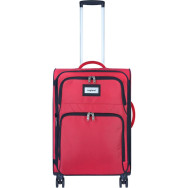 Валіза червона 63 л середня 4 колеса