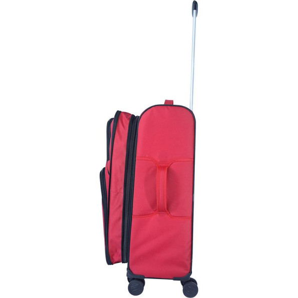 Валіза червона 63 л середня 4 колеса -
                                                        Фото 3