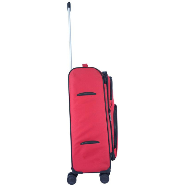 Валіза червона 63 л середня 4 колеса -
                                                        Фото 5