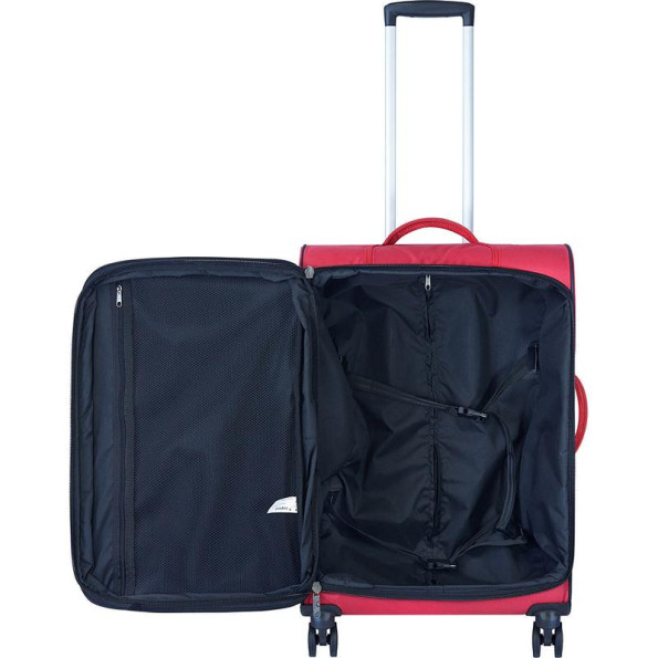 Валіза червона 63 л середня 4 колеса -
                                                        Фото 6