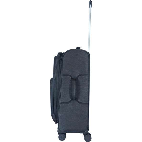 Валіза чорна 63 л унісекс середня 4 колеса -
                                                        Фото 2