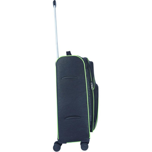 Валіза чорна 63 л унісекс середня 4 колеса -
                                                        Фото 5