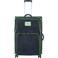 Валіза чорна 83 л унісекс велика 4 колеса