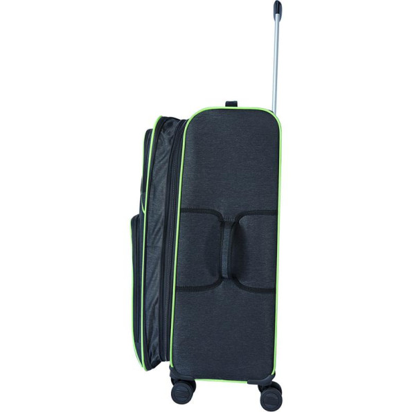 Валіза чорна 83 л унісекс велика 4 колеса -
                                                        Фото 3