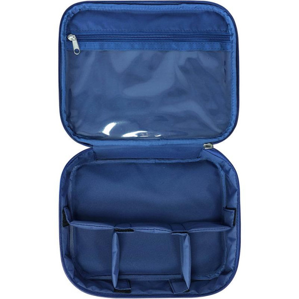 Косметичка синяя 4 л унисекс -
                                                        Фото 4