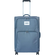 Валіза сіра 83 л унісекс велика 4 колеса