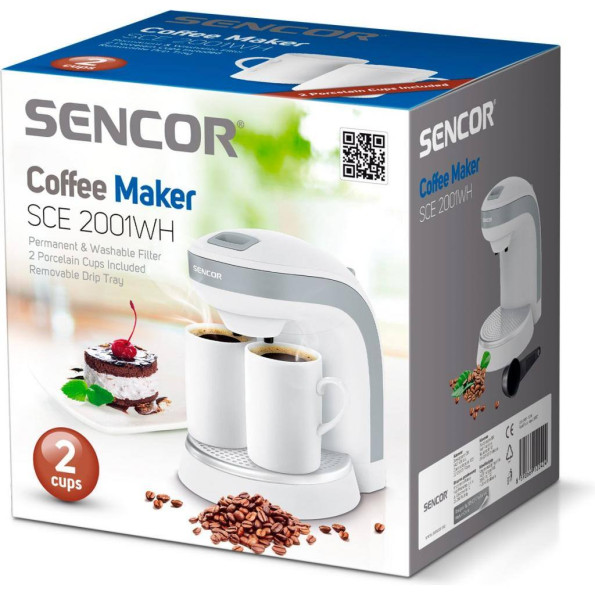 Кофеварка Sencor SCE 2001 WH -
                                                        Фото 3