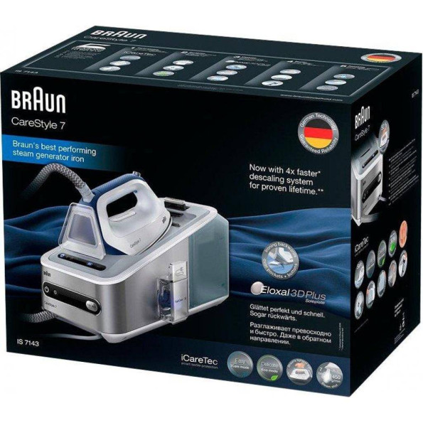 Паровая станция BRAUN IS 7143 WH -
                                                        Фото 3