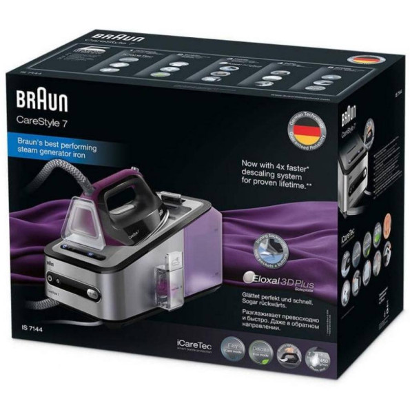 Паровая станция BRAUN IS 7144 BK -
                                                        Фото 3