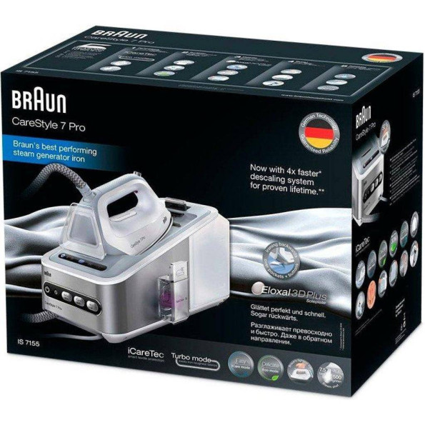 Паровая станция BRAUN IS 7155 WH -
                                                        Фото 3