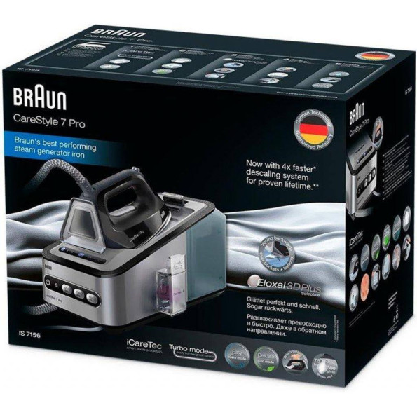 Парова станція BRAUN IS 7156 BK -
                                                        Фото 3