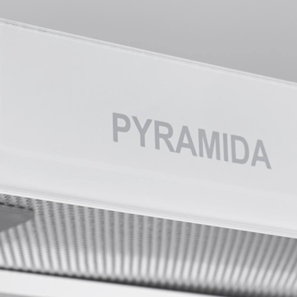 Вытяжка кухонная PYRAMIDA TL 50 FG IX WH -
                                                        Фото 3