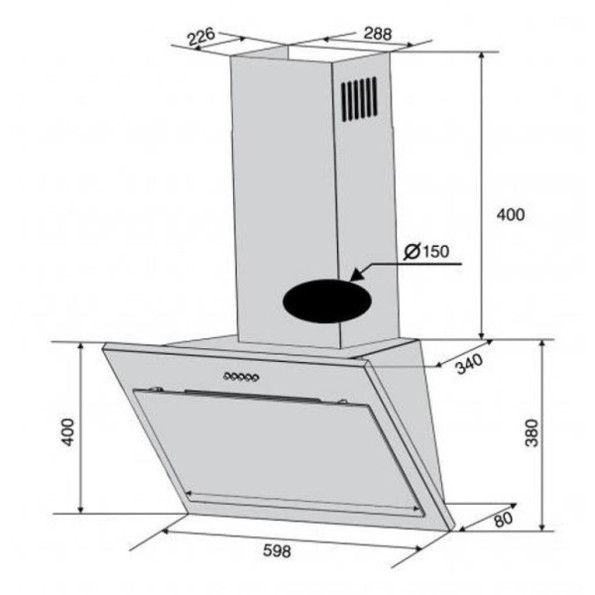 Вытяжка кухонная VENTOLUX FIORE 60 WH (750) PB -
Фото 2 Вытяжка кухонная VENTOLUX FIORE 60 WH (750) PB -
Фото 2