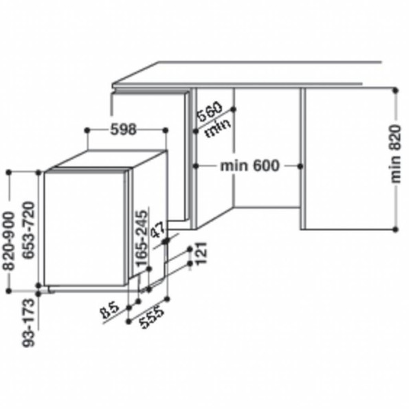 Посудомоечная машина Whirlpool WRIC 3C26 -
                                                        Фото 2