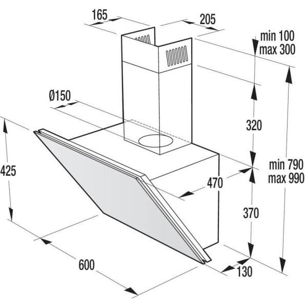 Вытяжка кухонная Gorenje WHI643ORA-B -
                                                        Фото 4